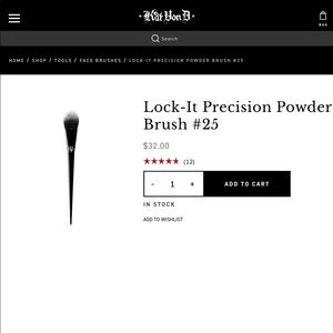 Kat Von D Lock-it Precision Powder Brush #25